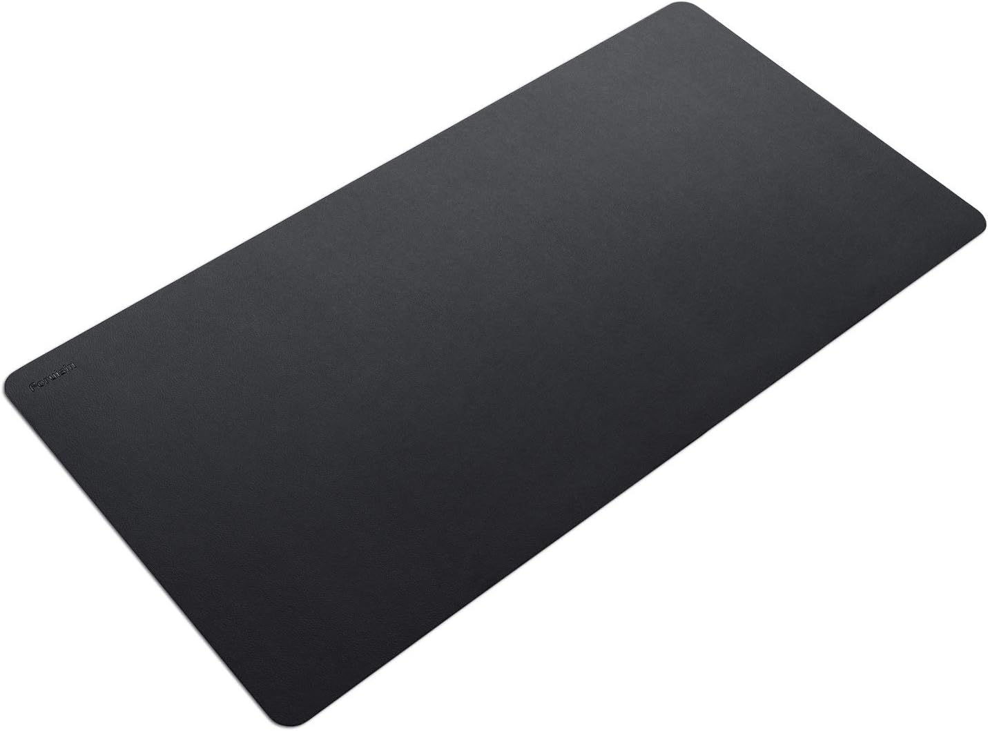 Foruisin Leather Mat Desk Pad & Blotter, 34x16 Inches, Flat, Waterproof, Black : Office Products