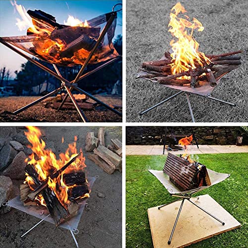 Foyer de camping portable avec maille de rechange anti-déformation - 7