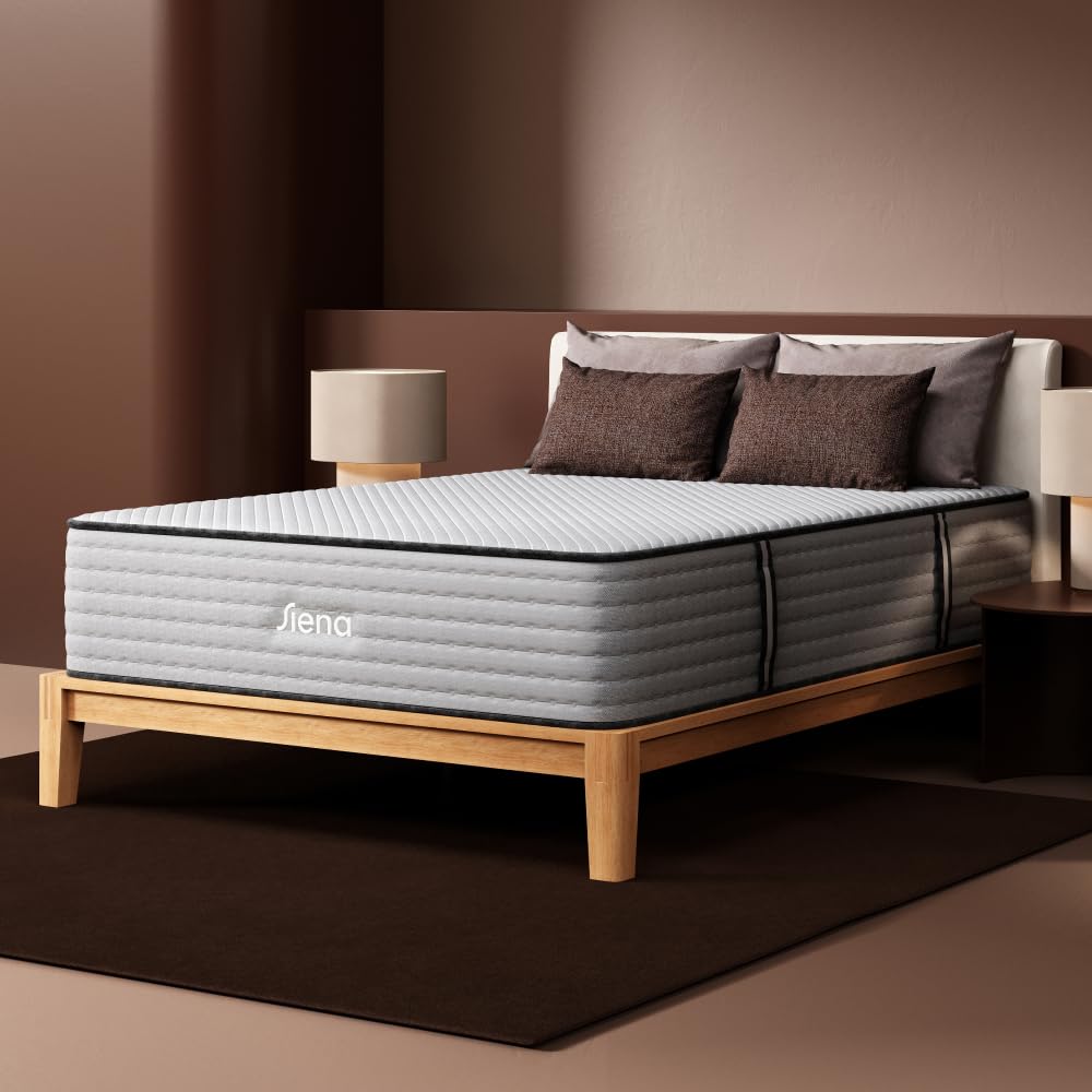 Photo 1 of ** FACTORY SEALED** Siena 14” Signature Hybrid Twin Mattress & Bonus Pillow – Medium Firm - Memory Foam & Innerspring System – 180-Night Trial – Pressure-Relief – Mattress in a Box