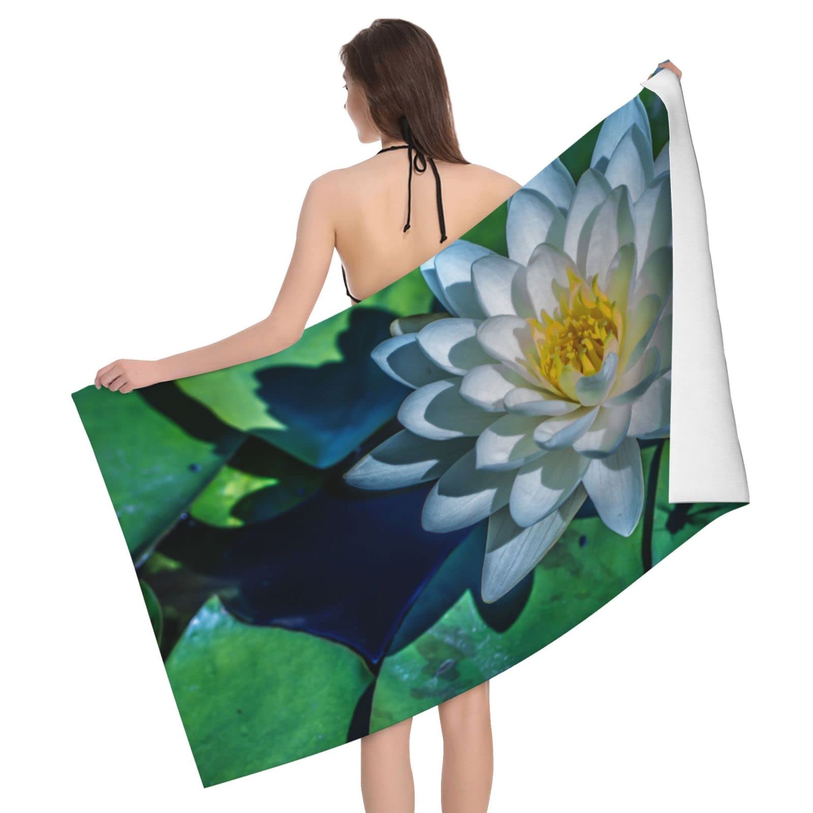 Serviettes de bain Lotus séchage rapide en microfibre pour éviter l'humidité