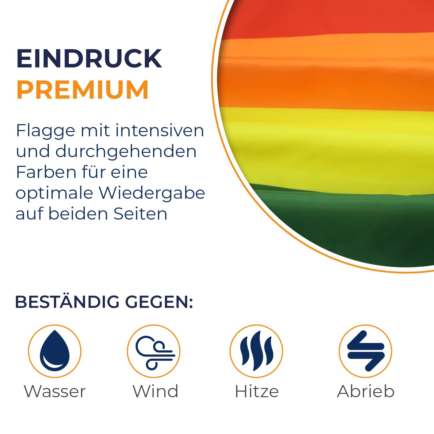 AZ FLAG - Flagge Regenbogen - 250x150 cm - Schwul Große Fahne 100% Polyester mit Messing-Ösen - 300g
