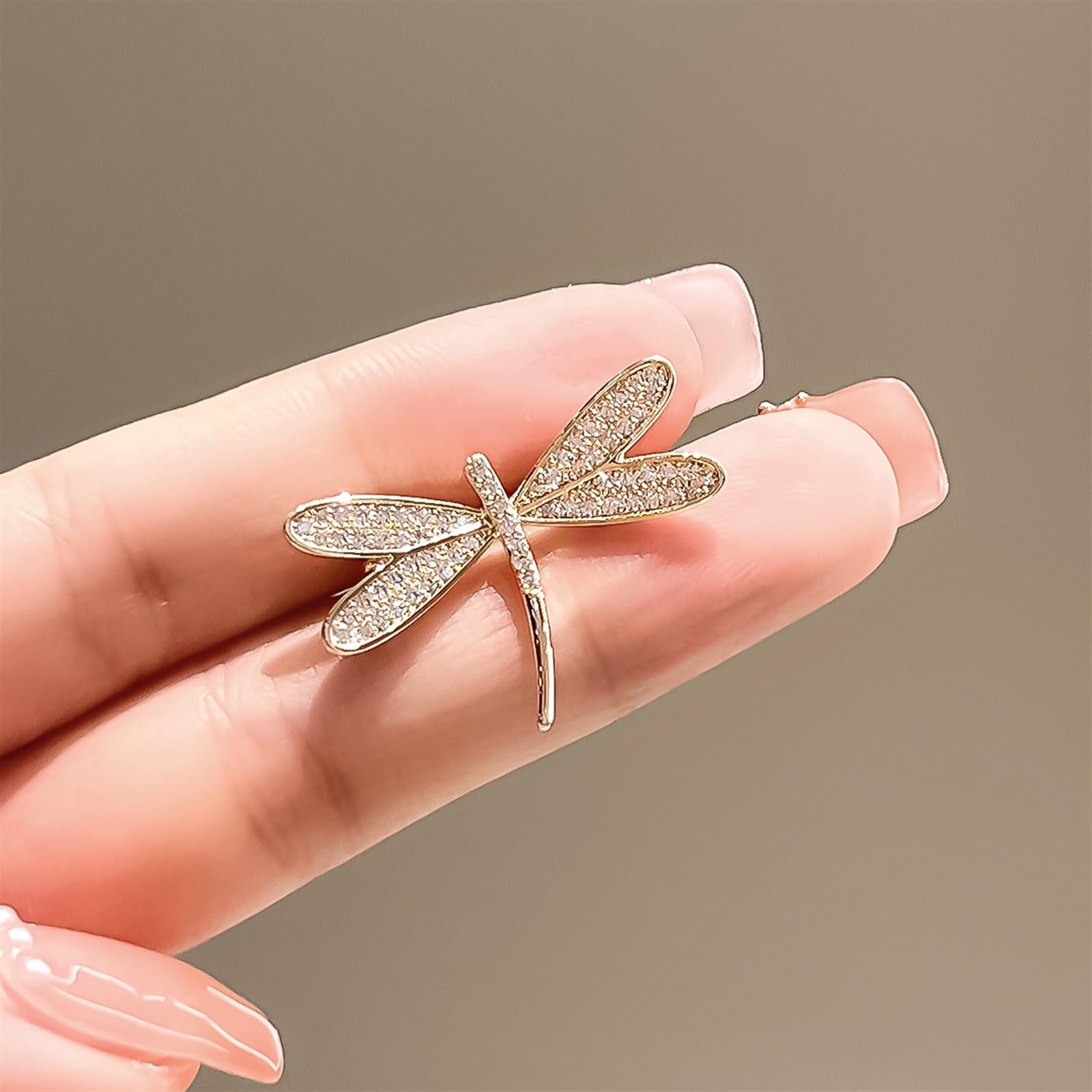 Amazon.co.jp: CFLNYC ヴィンテージトンボ昆虫動物ブローチピン