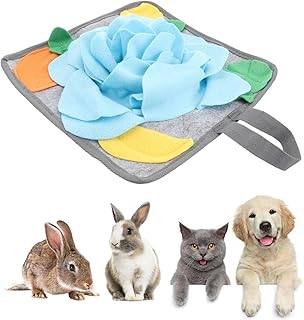 Sniff Training Cushion Food Snacks Foraging Mat - Enhance Natural Foraging, Smell Training, and Slow Eating for Cats, Dogs, Rabbits, and Hamsters