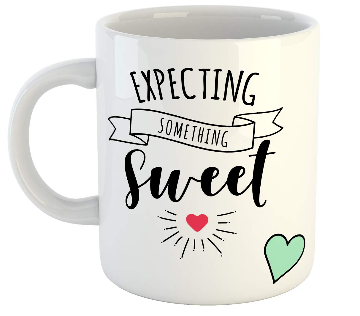 BuyersCue Best Gift for Expecting Moms to Be | Coffee Mug Gift for Pregnant Women | Pregnant Women Gift Items | Expecting Something Sweet