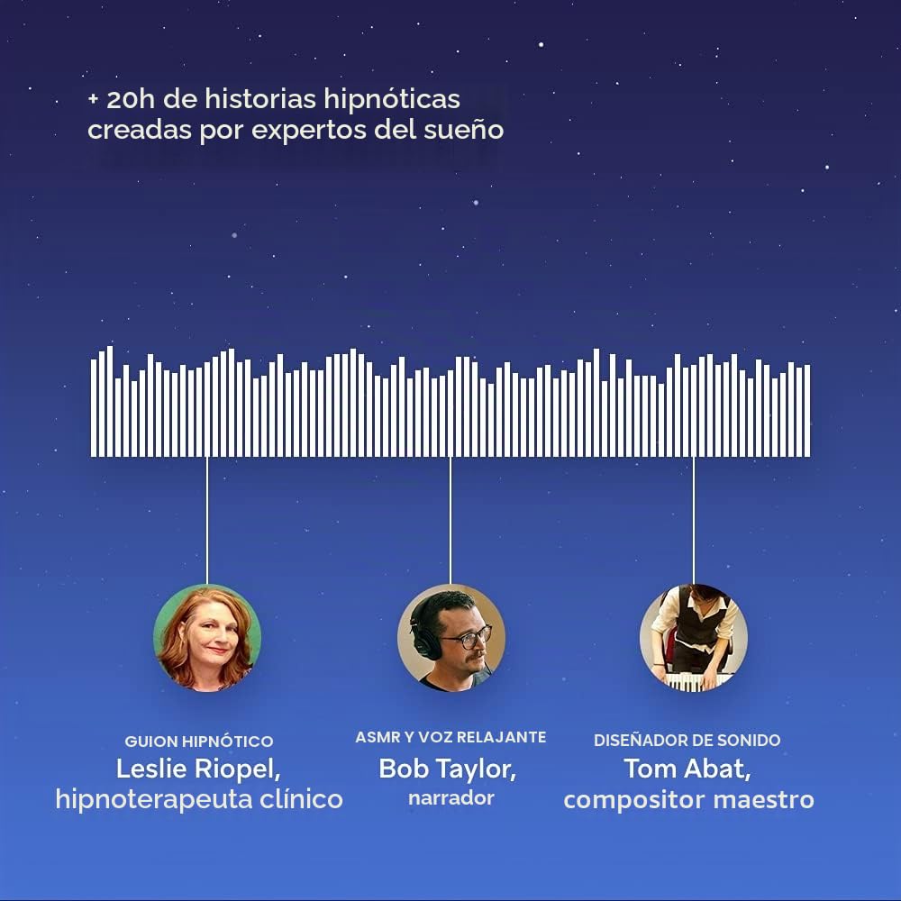 Auriculares Bluetooth para dormir Diadema con acceso a historias hipnóticas y sonidos de expertos en sueño