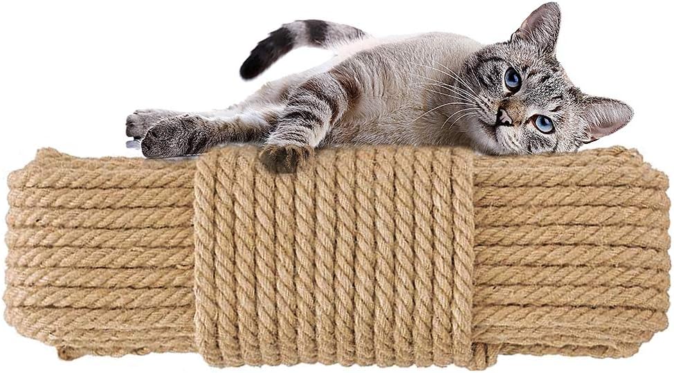 Aoneky Replacement Cat Scratching Post Sisal Rope Hemp