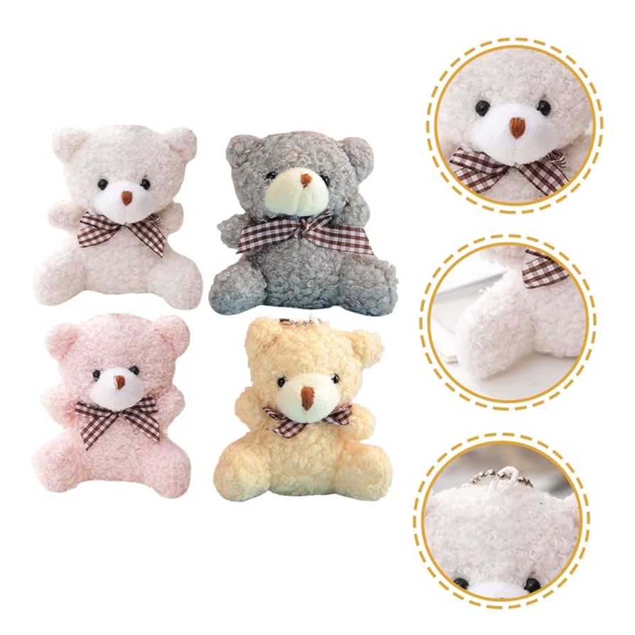 クマのキャラクター ぬいぐるみ キーチェーン付き sekiguchi-shop_246168