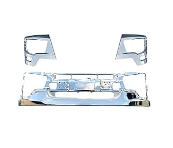 17スーパーグレート　メッキ フロントバンパー　インナー 三菱ふそう 17スーパーグレート メッキ バンパーインナーグリル