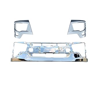 三菱 フロントバンパー シルバー Amazon | 17 スーパーグレート バンパー コーナー セット メッキ