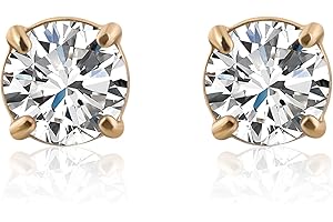 Cubic Zirconia Stud Earrings: Shimmering Elegance