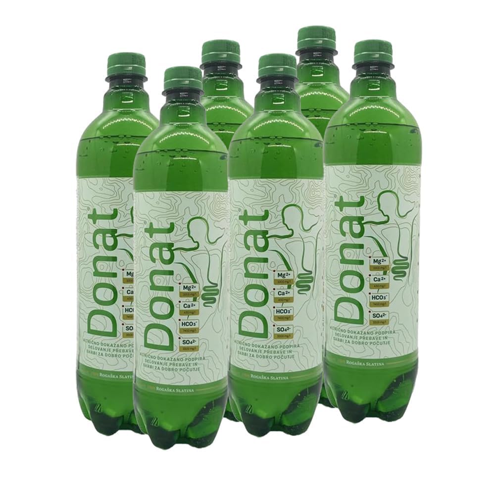 6x1L Rogaska Donat Mg Natürliches Mineralwasser