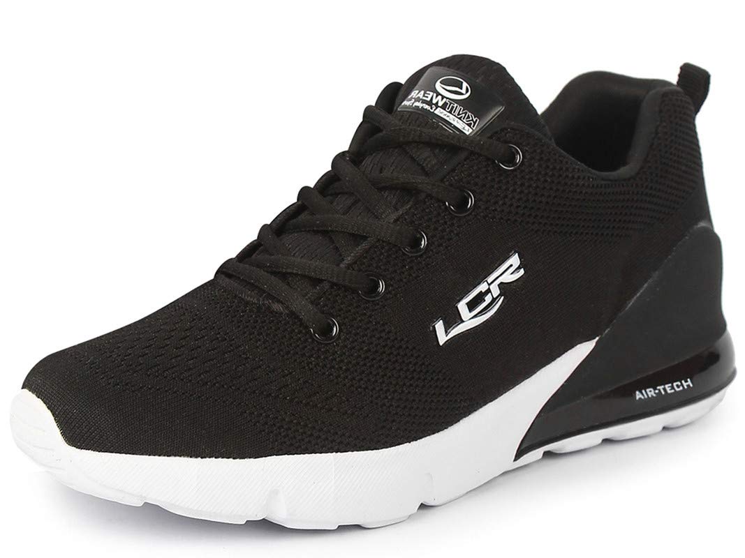 LANCER Mens Black Sports Walking Shoes (B084MJYX2L) Amazon Price History, Amazon Price Tracker