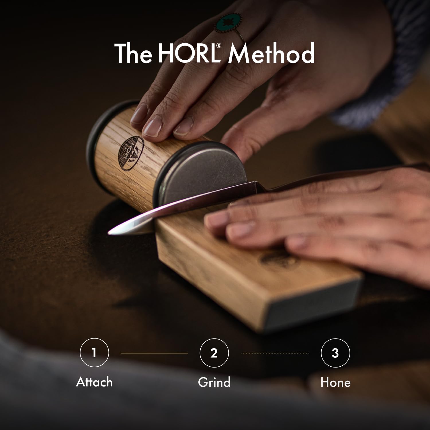 Amazon.com: HORL 2 Oak Kitchen Knife Sharpener for Razor Sharp