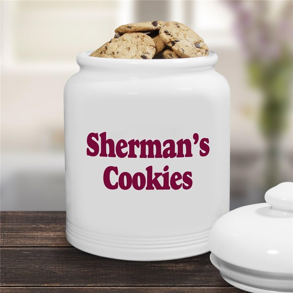 Any Message Personalized Ceramic Cookie Jar, 10