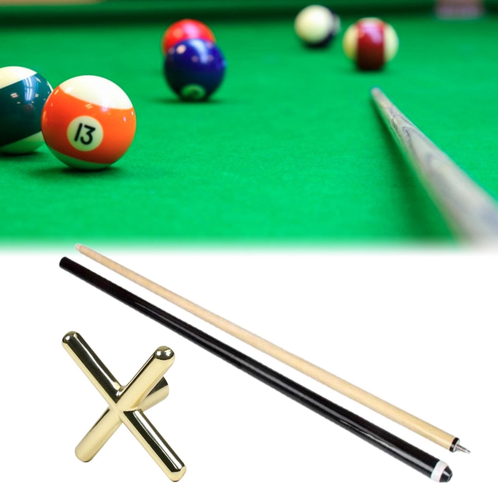 F Fityle Billard Pool Queue Bridge Stick Set Brückenkopf Holz Einfach Zusammenzubauen Praktische Billard Queue Halterung für Spieler Billardhaus