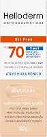 Protetor Facial Diário Helioderm Oil Free FPS 70 Bege Claro