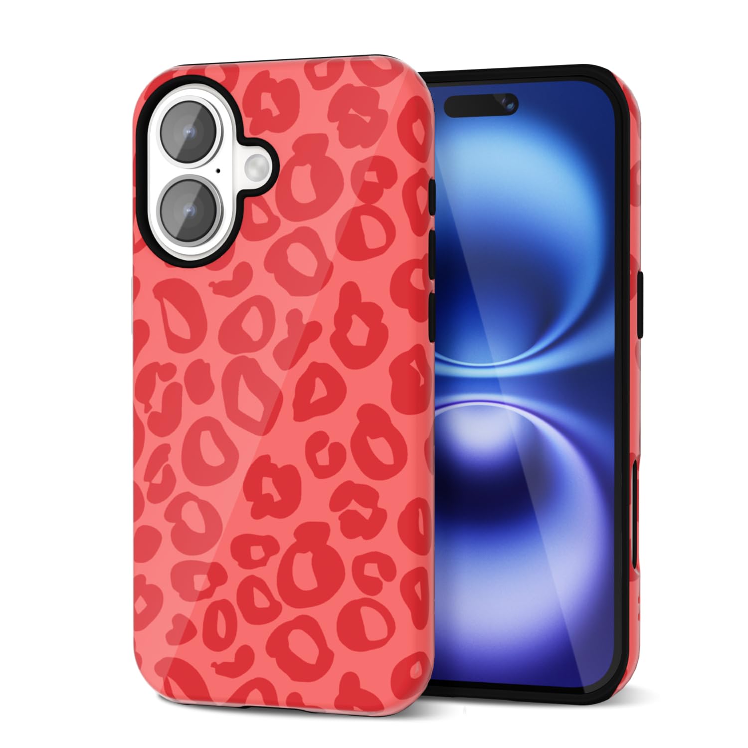 Svanove Cheetah Print Phone Case for iPhone 16 Case Girly, Cute Leopard Case for Women, Luxury Trendy Retro Cool Animal Print Design, Aesthetic