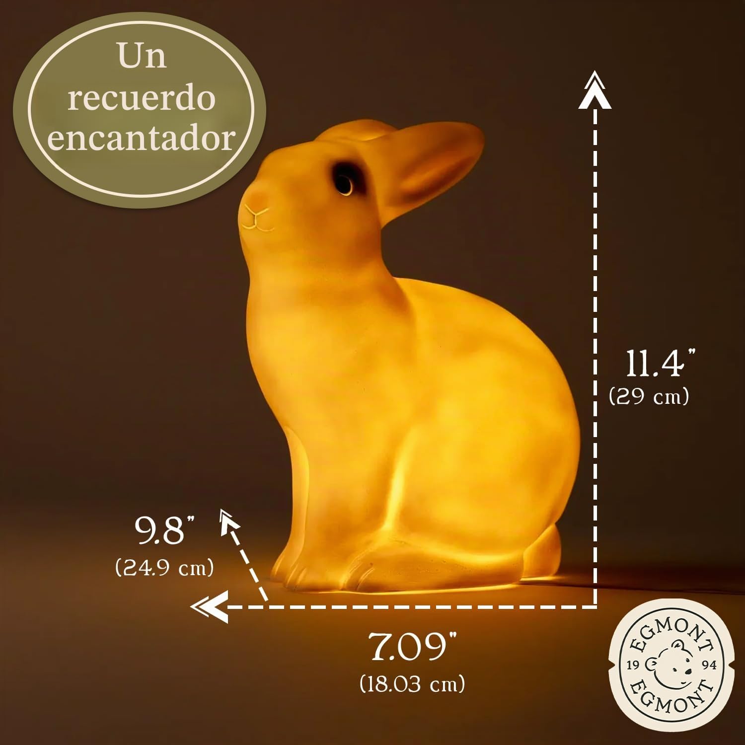 Lámpara conejo blanco - Egmont Toys