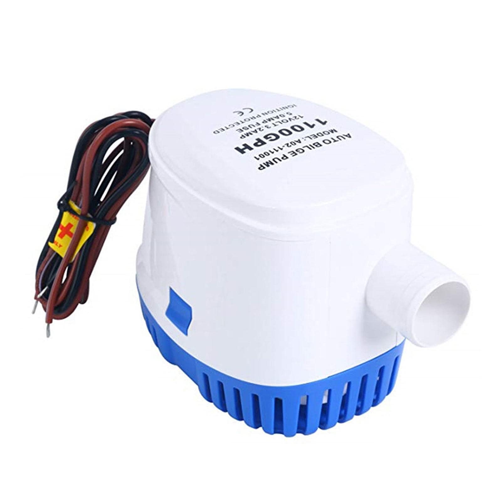 ZTBH Pompe idrauliche elettriche Pompa dell'Acqua Auto di sentina 1 2V 1100GPH. for Pompa Automatica sommergibile con Interruttore Float Barca Marina Pompe dell'Acqua e Accessori (Voltage : 12V)