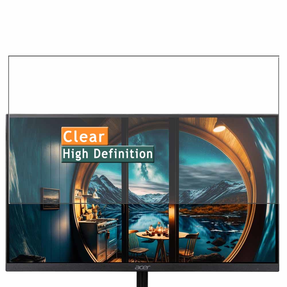 Vaxson 3-Pack Screen Protector, compatible with Acer AlphaLine SA222QHbmix 21.5" Monitor TPU Film Protectors Sticker [ Not Tempered Glass ]