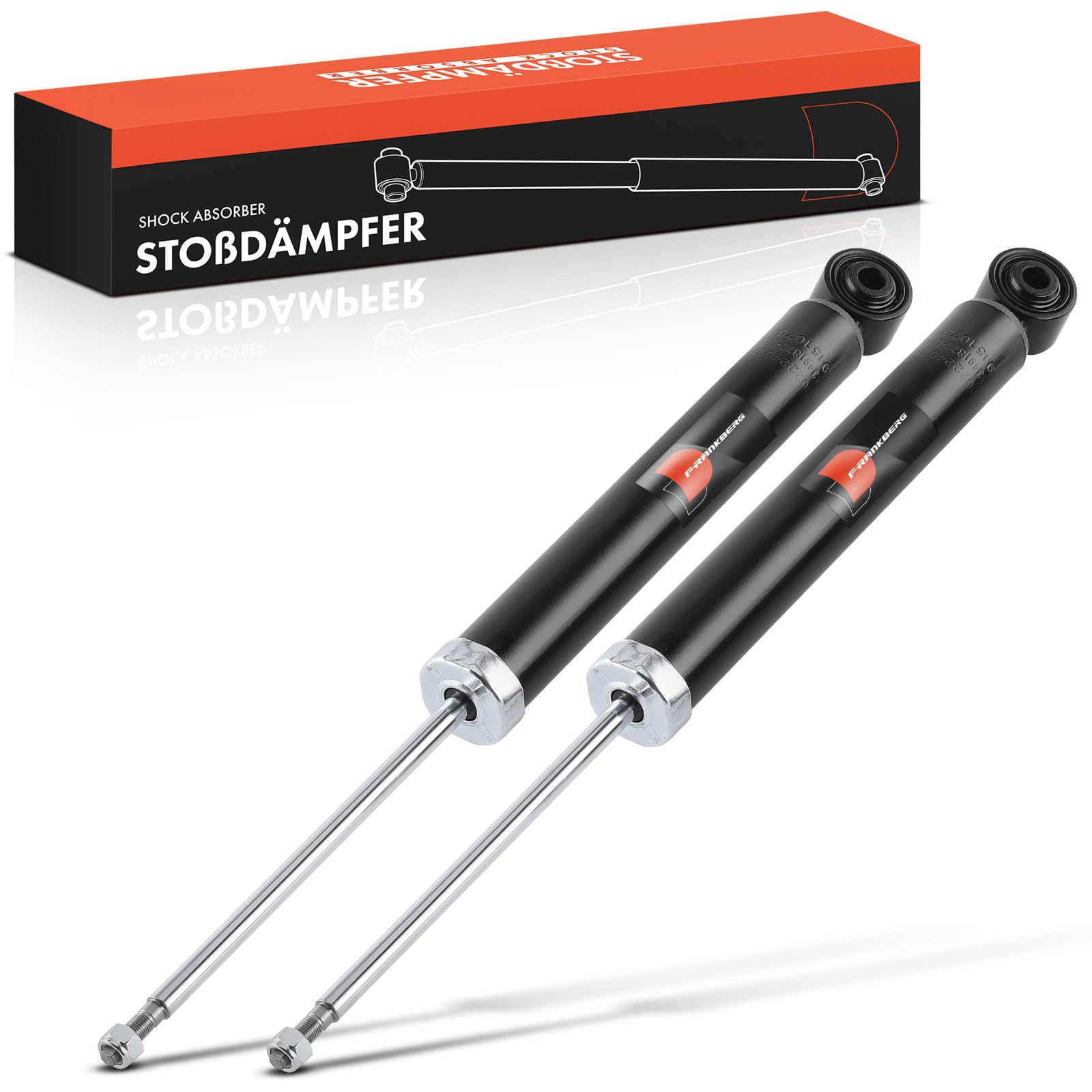Frankberg 2 ammortizzatori posteriori 578mm a pressione di gas 349137 5527 | Compatibile con: Golf V 1K1, Golf VI Cabriolet 517, Golf Plus 521 5M1, Yeti 5L, Golf VI 5K1, Golf VI Variante AJ5