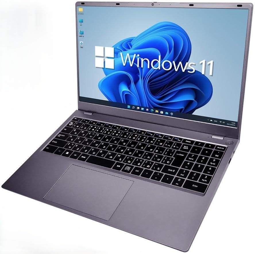 PASOUL Windows11 ノートパソコン 15.6インチ PS15J ノートパソコン 第14世代N150 15.6インチ フルHD Windows11