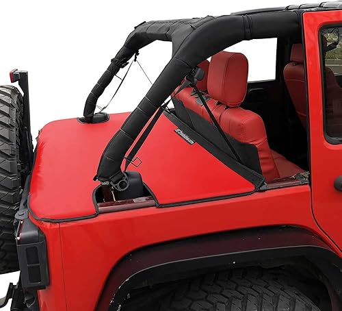 Miniatura 10 de Shadeidea - Cubierta tonneau para el Jeep Wrangler JK de 4 puertas, cubierta Ton para el maletero trasero del JKU (2007-2018), cubierta para la