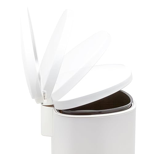 Miniatura 5 de Basurero de acero inoxidable para uso comercial o de cocina, resistente a las huellas dactilares, resistente a las huellas dactilares, 13 galones,