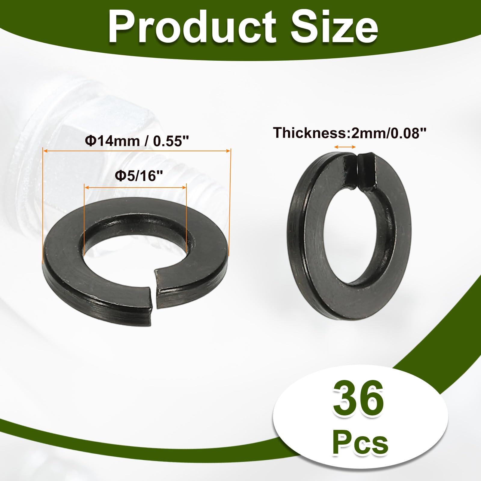 PATIKIL 5/16 Lock Washers - Image 2