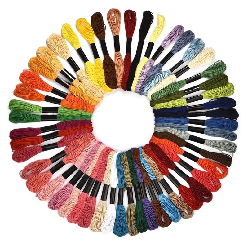 Fil à broder de qualité supérieure en coton pour point de croix et broderie créative