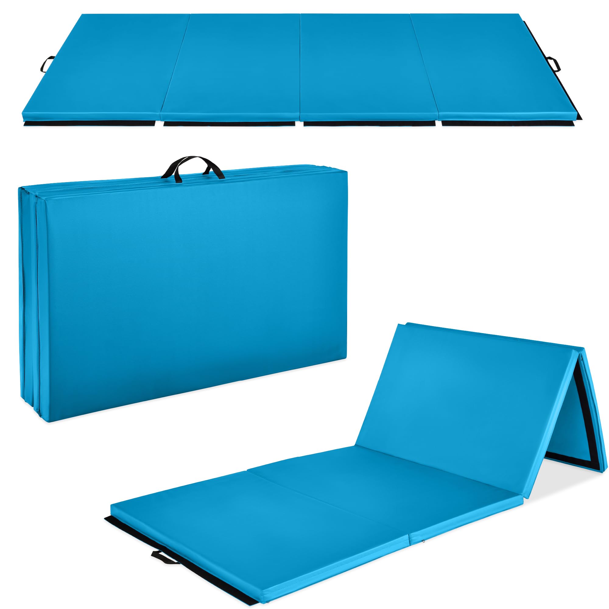 Amazon.com: Best Choice Products 10ftx4ftx2in Folding Gym Mat 4