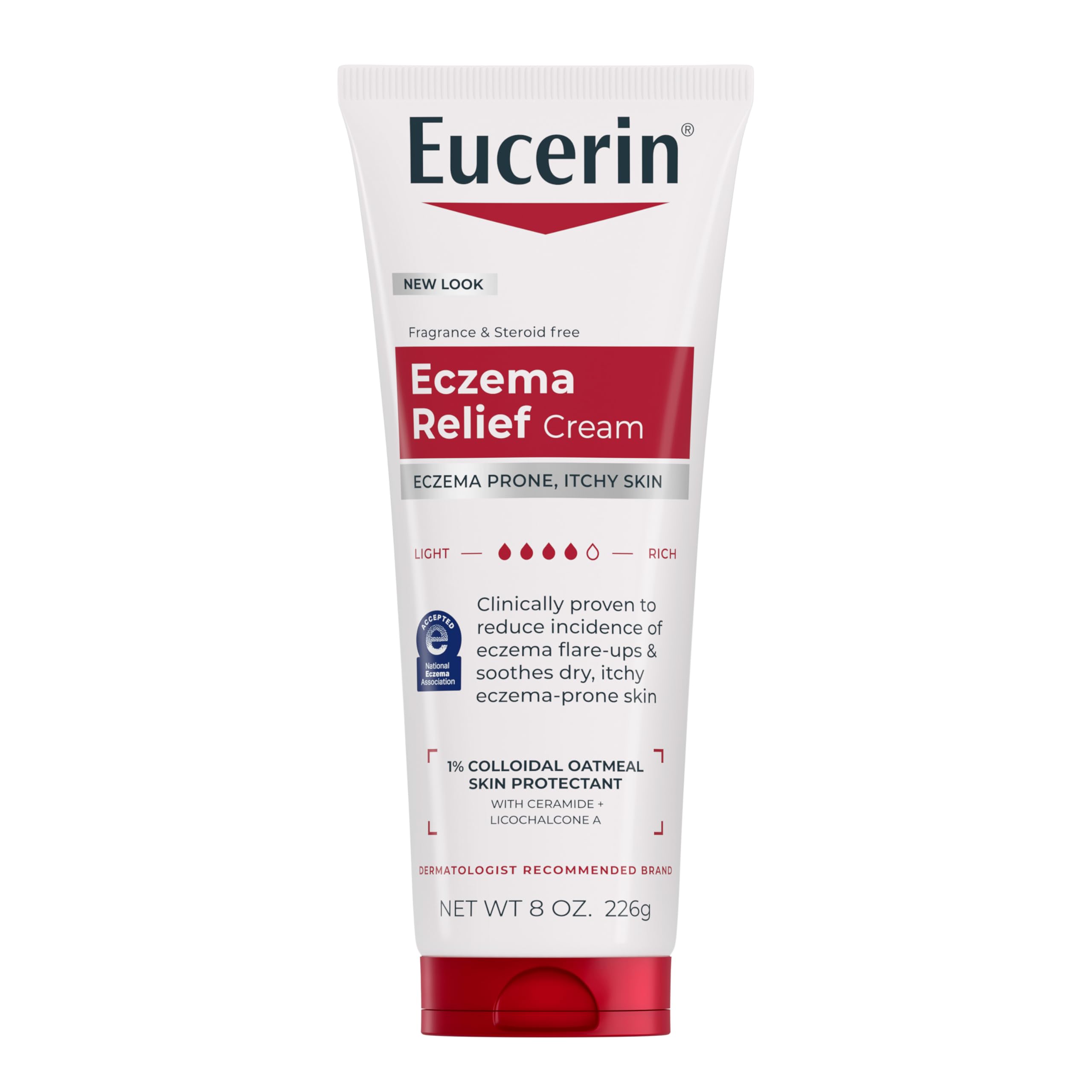 Crema Corporal Eucerin para aliviar eczemas, 236 ml