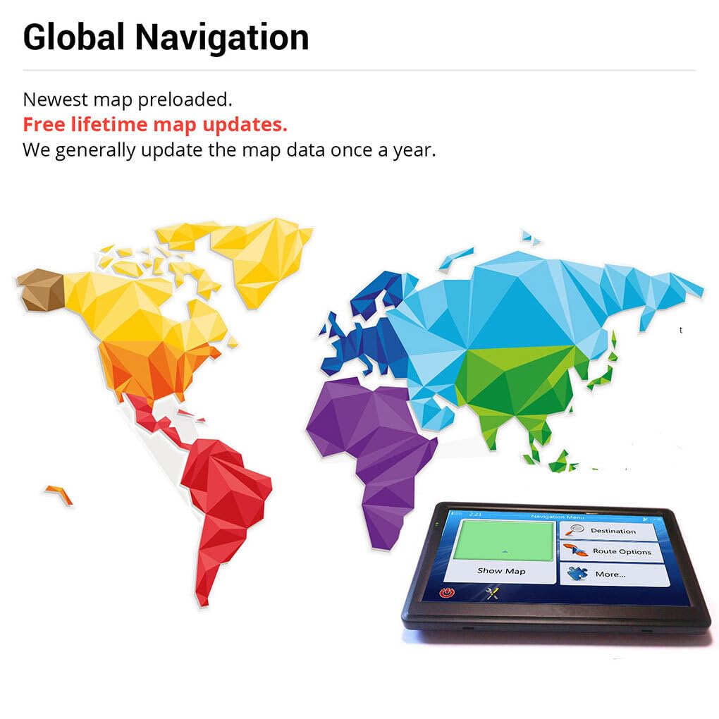 Navigator für PKW, LKW und Krankenwagen, breite Anwendung und große Kapazität, globales Positionssystem, Navigation, ABS, AU