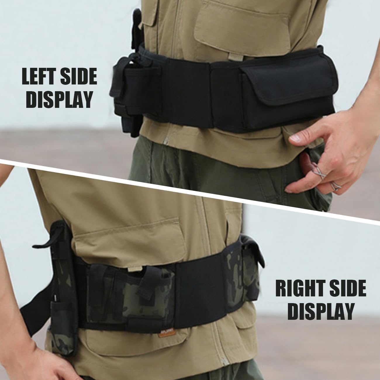 Fishing Wading Belt Adjustable Waist Strap Waterproof Tackle Storage Bag for Kayaking Surfing Casting