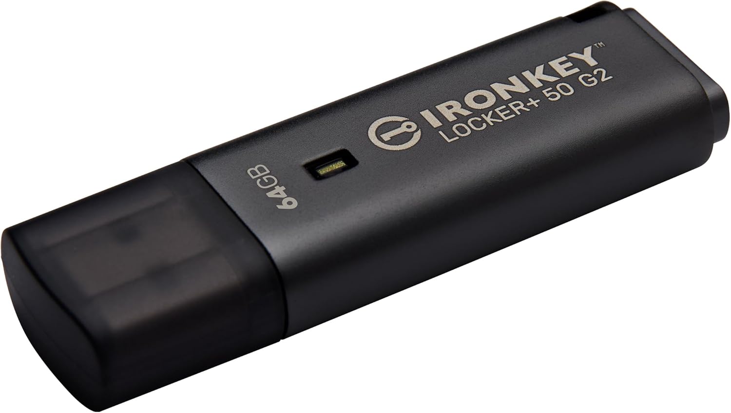 Kingston Ironkey Locker+ 50 G2 64GB Encrypted USB Drive | FIPS 197 | AES-XTS Protection | Multi-Password Security | USB 3.2 Gen 1 | IKLP50G2/64GB