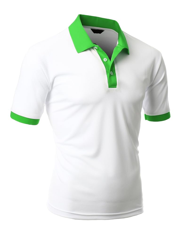 Tシャツ・カットソー ASCLO Checker Collar Polo T Shirt (2color) 61NWm6bb8-L._UY1000_.jpg