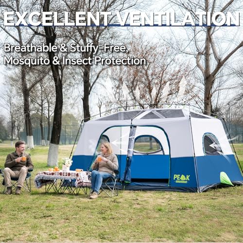 PEAK OUTDOORS 8 Person Pop Up Tent