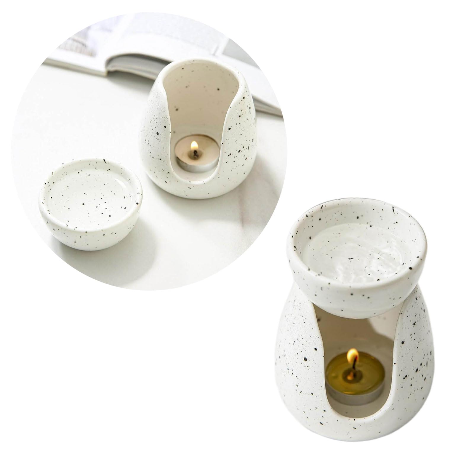 Burners Ceramic Wax Warmers Burners Ceramic Oil Diffusers Tealights Holder Tealights Aromatherapyy Ceramic Oil Burners