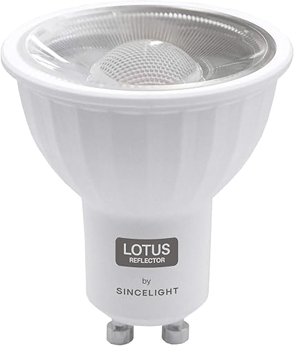 Miniatura 2 de SINCELIGHT Bombilla LED GU10 reflector de 100, 6 W, RA92, blanco neutro 4000 K, no regulable, 550 lúmenes equivalentes a halógenos de 50 W, paquete