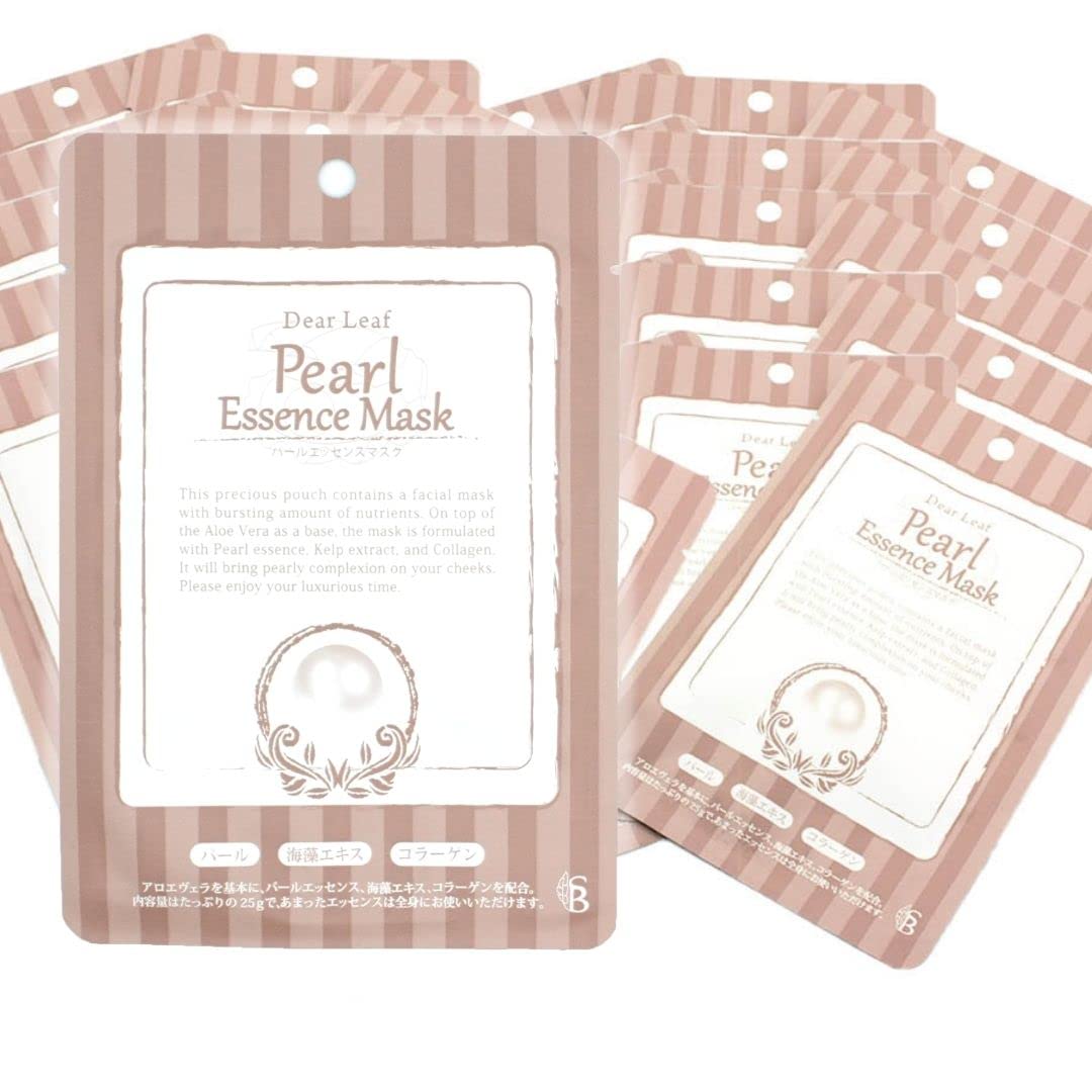 Amazon.co.jp: パールエッセンスマスク DEAR LEAF 30枚 1か月分 パール