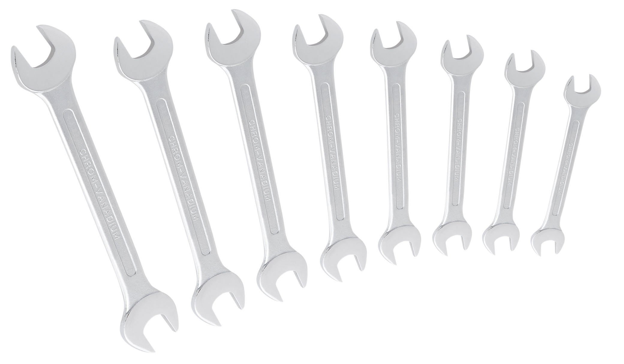satinum 202 - 8 Combination Spanner Set 6 - 22 mm, Set of 8 Pieces
