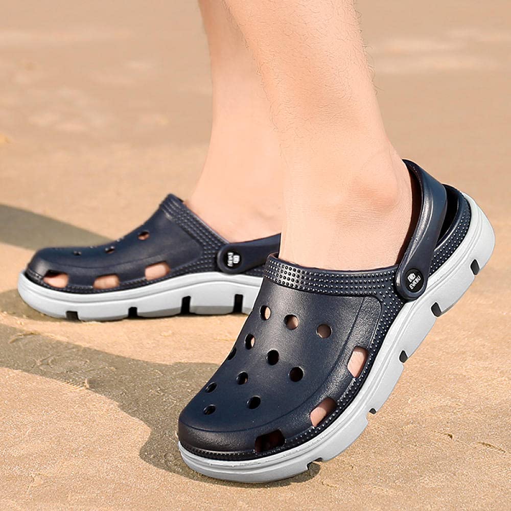 Zapatillas Casa Chanclas Sandalias Zapatillas Unisex Slip On Transpirable Cool Beach Hole Zapatos Parejas
