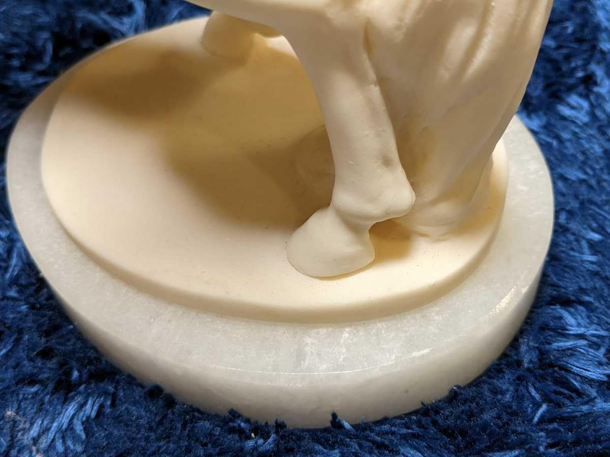 イタリア製白馬置物