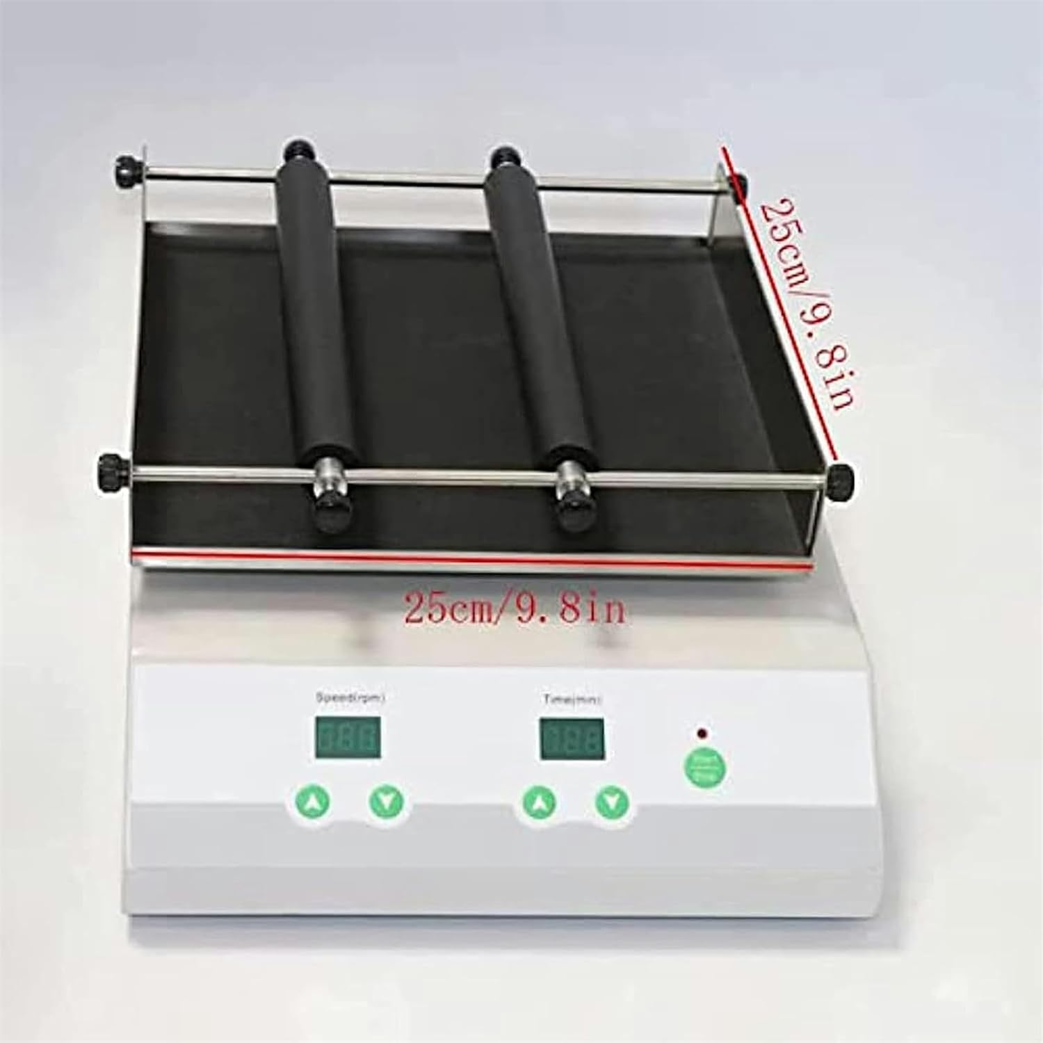 FLTRGO Digital Laboratory Orbital Shaker, Horizontal Rotary Shaker with Adjustable Rotation Speed of 50–210 RPM and Timing Function, for Petri Dishes/Bottles/Blood Collection Bag/Toilet Bottle