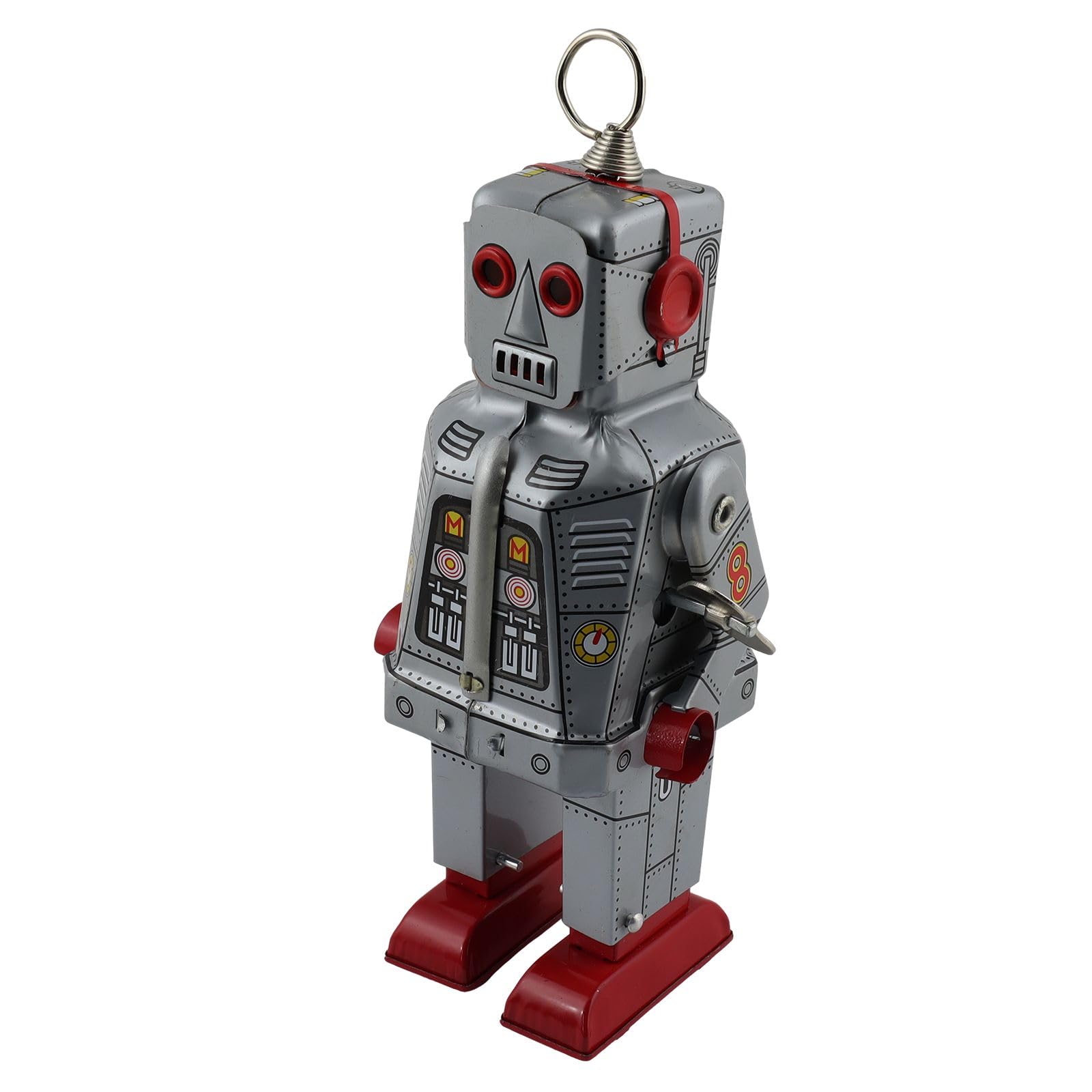 Freak Scene Robot Giocattolo - Robot - Robot Medio - Space Robot - Grigio - Robot di Latta