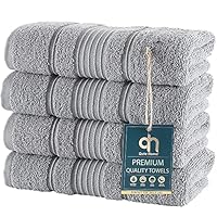 Algopix Similar Product 17 - Qute Home 4Piece Hand Towels Set 100