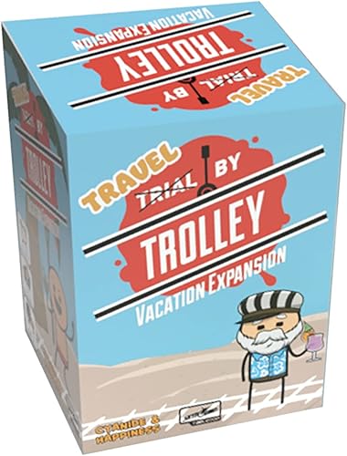 Miniatura 5 de Skybound Entertainment Trial by Trolley Expansión de Vacaciones - Skybound, Juego de fiesta de dilemas morales y asesinato de troley, Edades 14+,