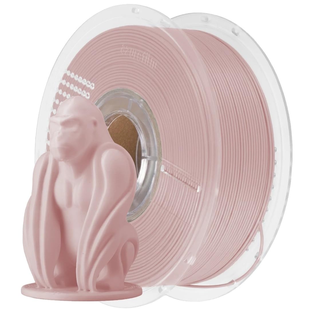 AzureFilm PLA Matte HS 1,75 mm 3D-Drucker-Filament, 1-kg-Spule, Hohe Geschwindigkeit, Ultra-mattes Finish, Einfaches Drucken, PLA-Filament, Für Hochgeschwindigkeitsdrucker