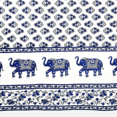 Image of EMIOUR 400 TC Pure Cotton Soft Jaipuri AC Quilt /Razai /Rajai Floral Print,Jaipuri razai Double Bed for Winter Printed (Design 9, Double Bed)