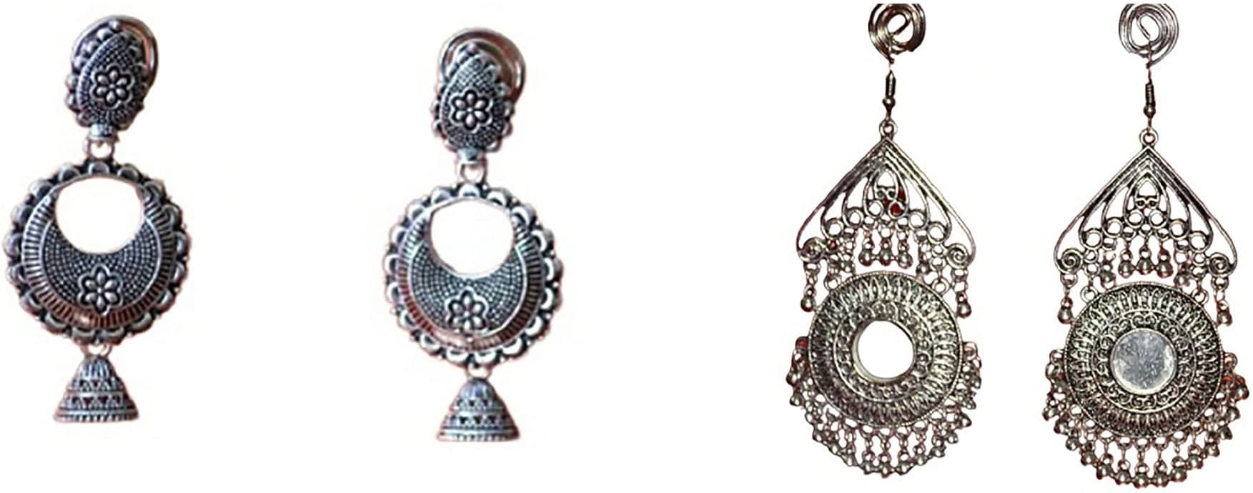 MORNI Enterprises Traditional Earrings Women and Girls FTY-5 (Combo of 2)